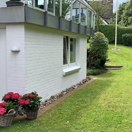 Ferienwohnung In Weisser Villa Am Kliff Flensburgo Exterior foto